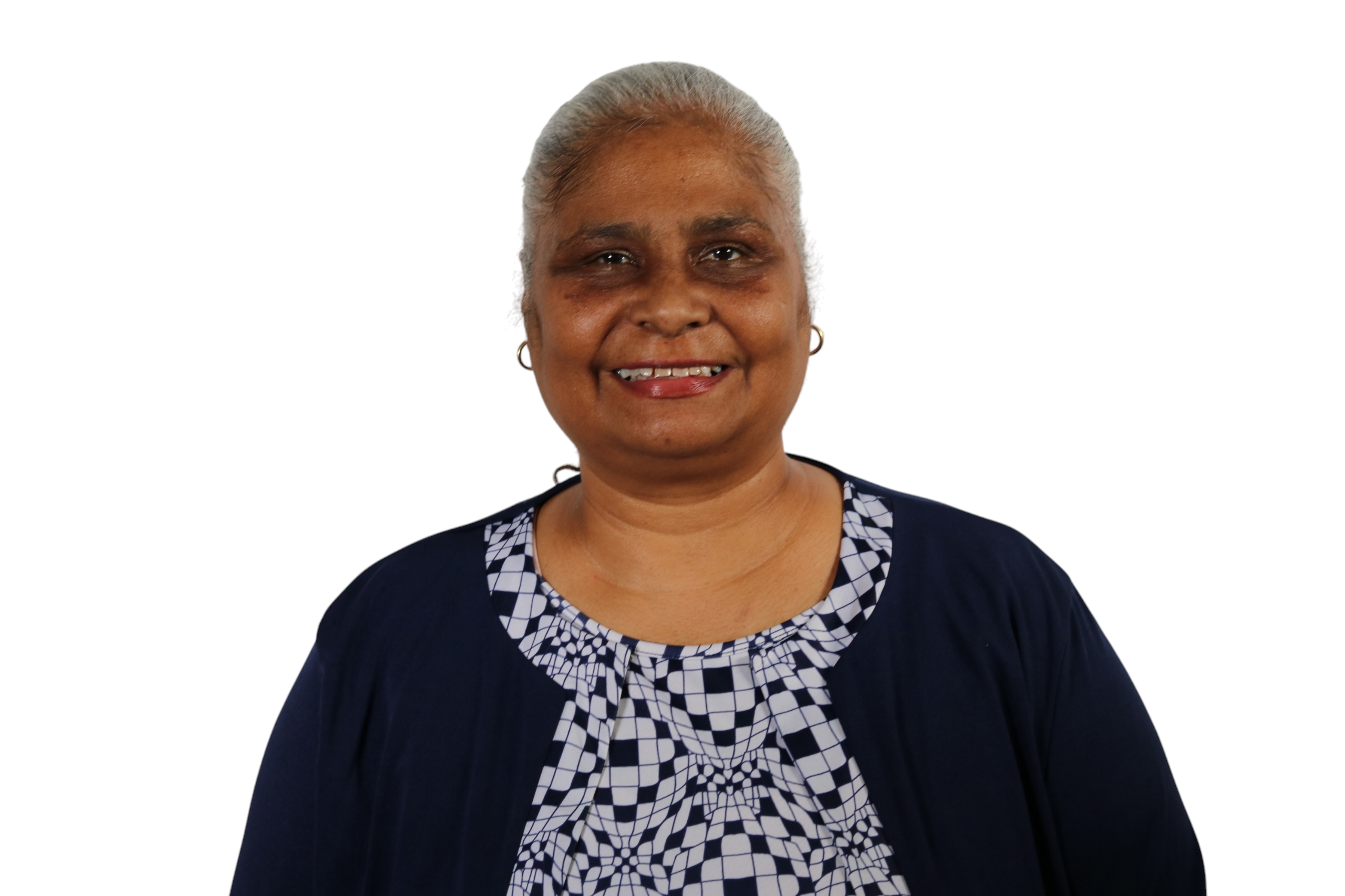 Portrait of Trudy smiling